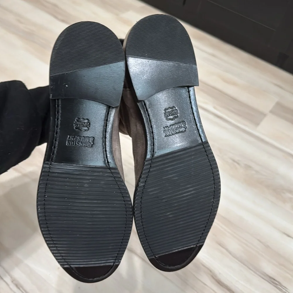 Johnston & Murphy Darby Back-Zip Bootie In Gray - Picture 7 of 9